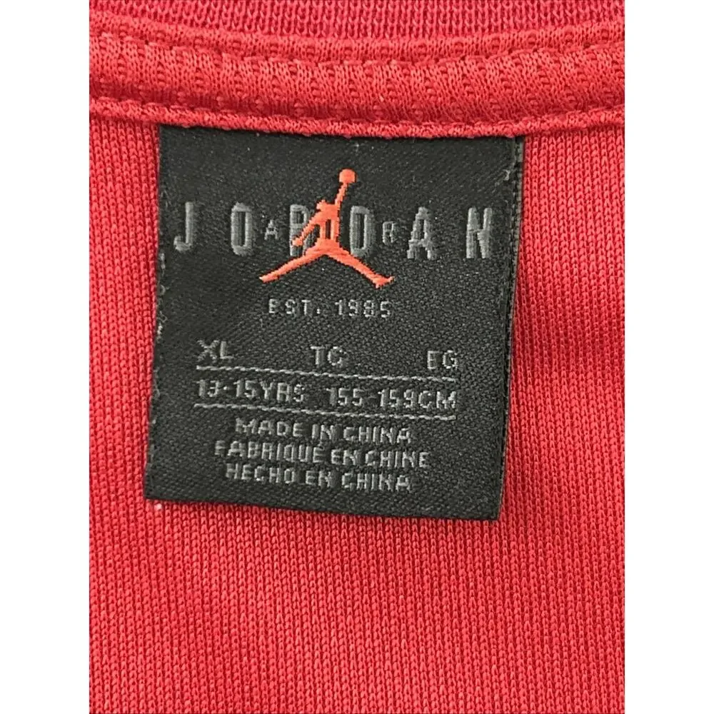 Jordan 23 Youth Basketball Jersey Dress Red Size XL 13-15Years NBA Style